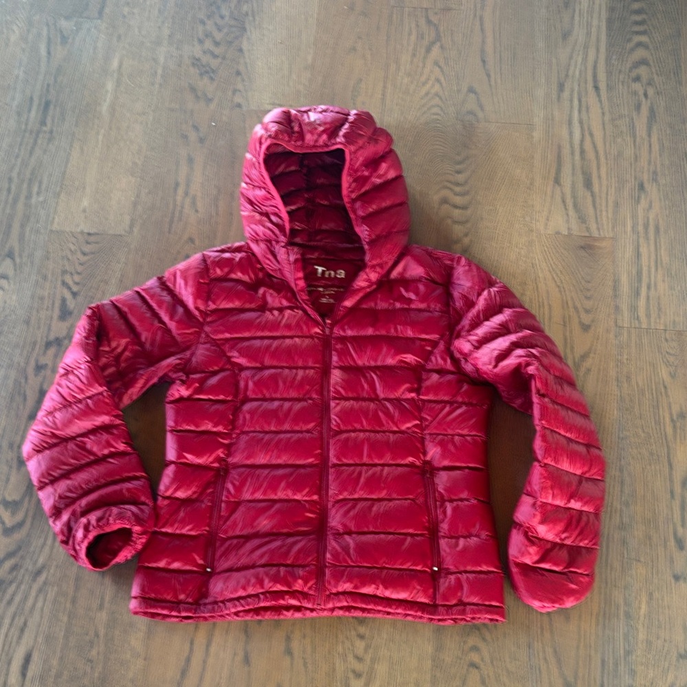 TNA Cherry Quilted Jacket